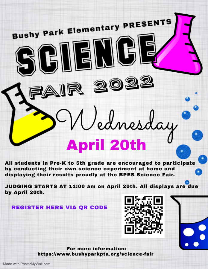 Science Fair 2022 Bushy Park Elementary School